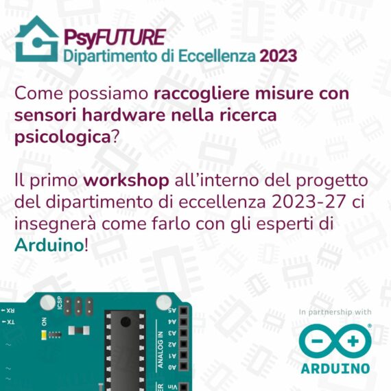 workshop arduino bicocca psicologia mibtec dipartimento eccellenza